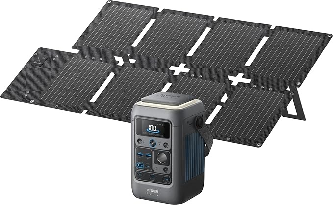 Produktbild: Anker SOLIX C300 Powerbank 90000mAh, 60W Solarpanel, 288Wh, LiFePO4, Camping