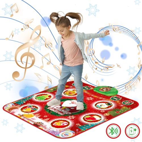 tanzmatte kinder leaprCstore mit bluetooth, led, 6 spielmodi, wiederaufladbar