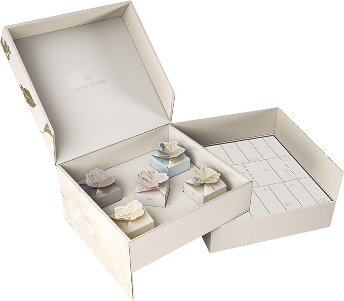 purelei adventskalender 25 silberne schmuckstücke wiederverwendbar