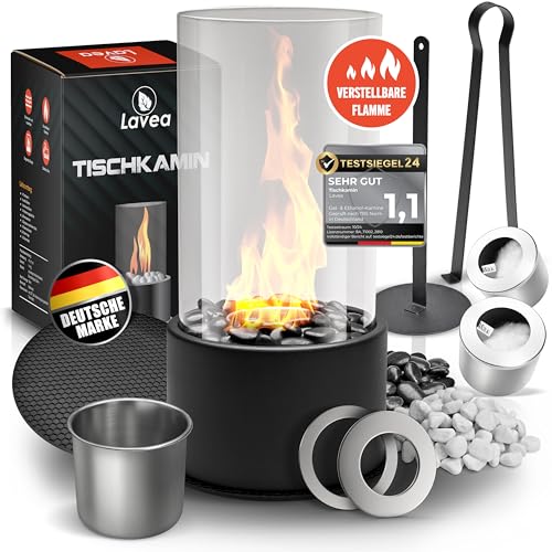 tischkamin prime - tischfeuer für indoor und outdoor mit bio ethanol