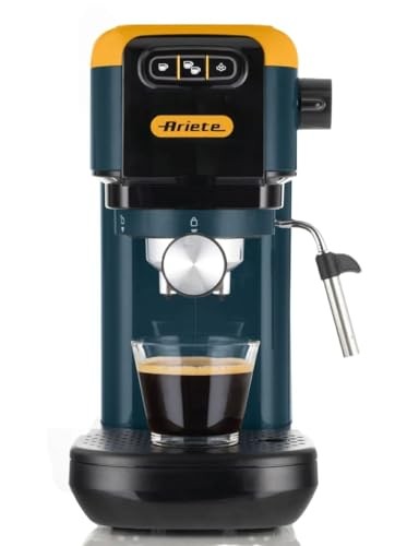 Ariete 1399 Espressomaschine 1300 W, 1,1L, 15bar, Aquamarine, Pulver & ESE-Pads