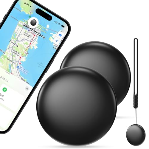 schlüsselfinder smart air tracker tag 2 Stück, objektfinder, kompatibel mit iOS, weltweites tracking