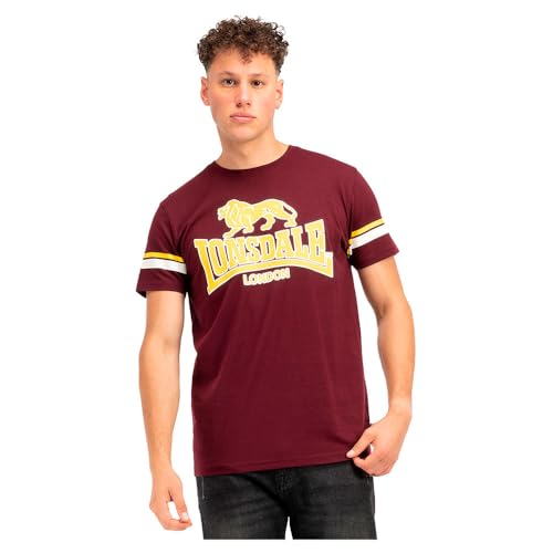 Produktbild: lonsdale methley t-shirt oxblood größe l