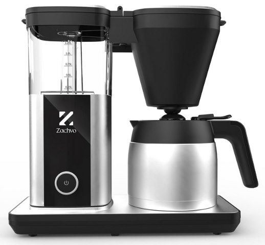 Produktbild: ZACHVO Kaffeemaschine mit Thermoskanne, Schnellbrühung, Reinigungsfunktion