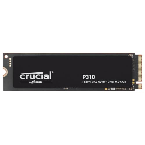 crucial p310 500GB ssd m.2 2280 pci-e gen4 nvme bis 6600 MB/s für laptop und desktop