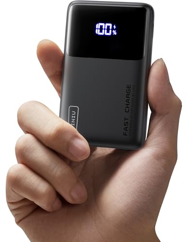 iniu power bank 10000mAh 22.5W ultraleicht schnellladegerät mit led-display kompatibel mit iphone samsung iPad