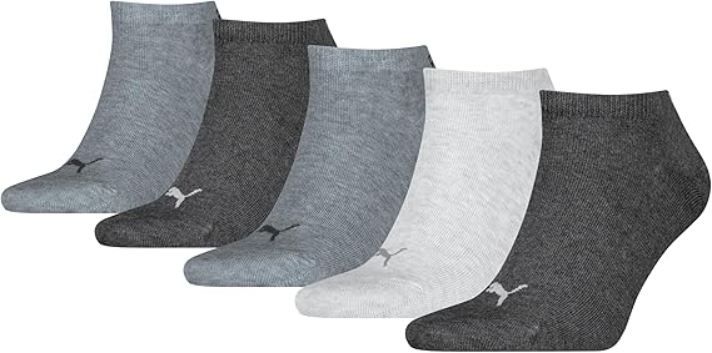 Produktbild: PUMA Sneakersocken 3er Pack Mix, Schwarz/Weiß, Gr. 39-42