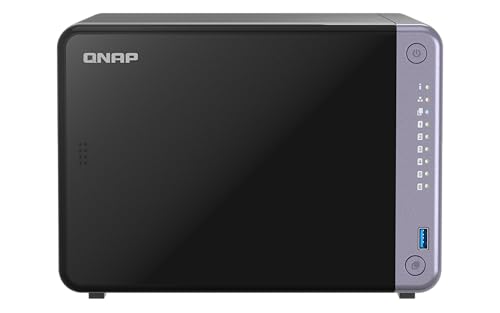 qnap ts-632x 6-bay nas tower mit 4g ram, gbe sfp+, pcie gen3