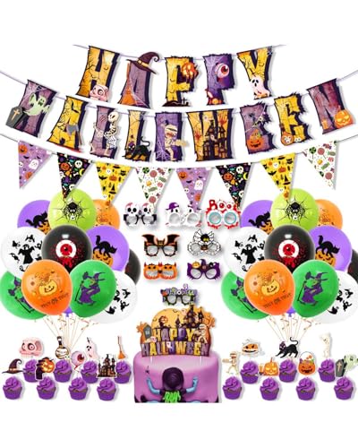 halloween dekoration set 30 stücke geister und kobolde hängende ornamente für innen und außen