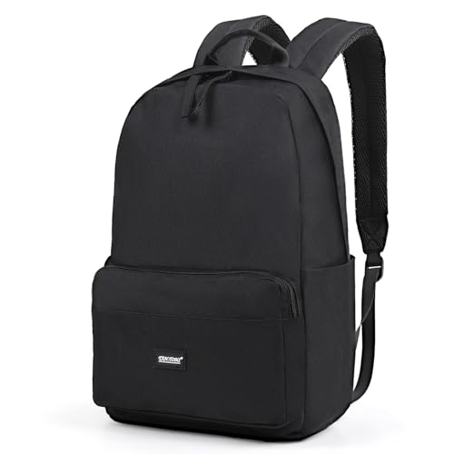 tan.tomi schulrucksack rucksack für teenager mit laptopfach schultasche schwarz