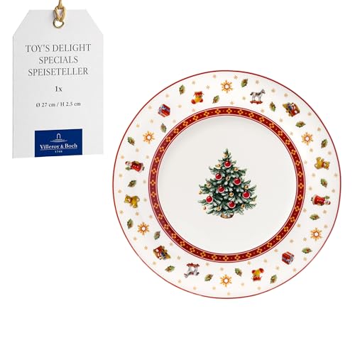 villeroy & boch frühstücks- und dessertteller rot weiß, spülmaschinenfest, mikrowellensicher