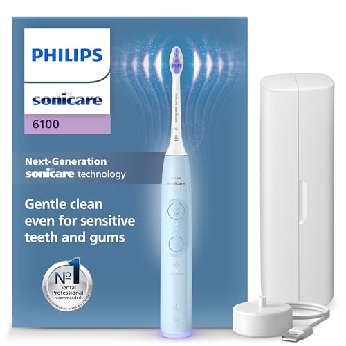 philips sonicare hx7406/02 elektrische zahnbürste 6100 mit neuer technologie