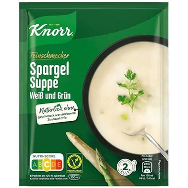 27x Knorr Feinschmecker Spargel Suppe Weiß & Grün, ab 11