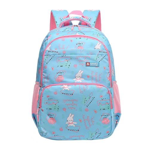 copbopwn schulrucksack wasserdicht leicht kaninchen rucksack für kinder blau