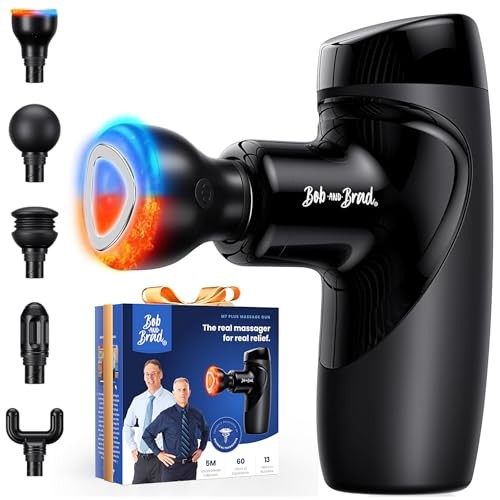 Mini Massagepistole mit Wärmefunktion, Bob and Brad M7 Plus, 0,4kg, leise