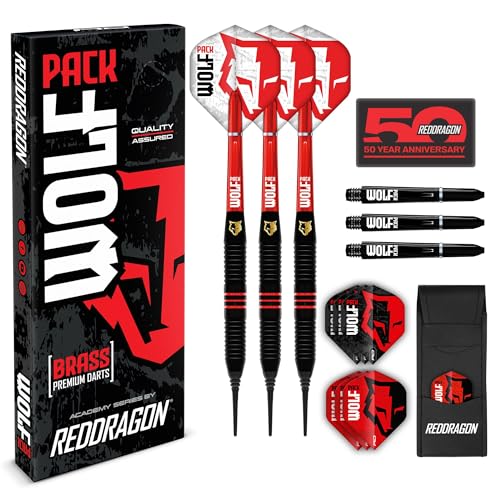 Produktbild: red dragon wolf pack dartpfeile messing 18g 20g
