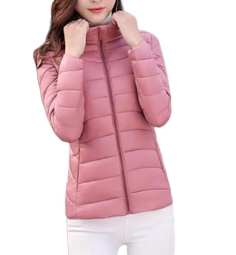 ntny3 steppjacke damen kurzjacke leichte mäntel rosa größe l regular