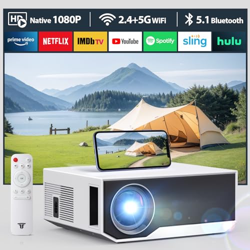 zdk mini projector 4k unterstützung 1080p 5g wifi 20000 lumen für heimkino