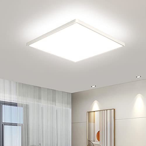 otren led deckenleuchte flach 23cm 1800lm 4000k quadrat lampe für badezimmer küche wohnzimmer flur