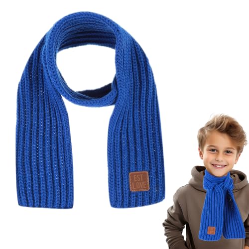 winter schal abeillo 100% baumwolle unisex baby schal marin blau weich warm