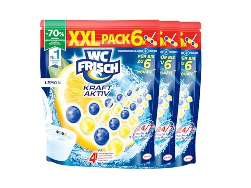wc frisch kraft aktiv duftspüler lemon 18x 50 g