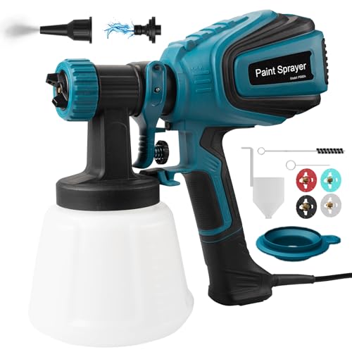 paint sprayer 700 w hvlp elektrische sprühpistole mit 1200 ml behälter und 4 düsen