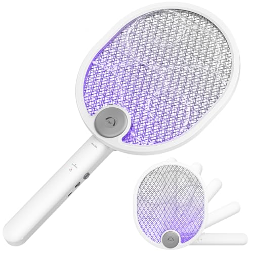 WOCVRYY Elektrische Fliegenklatsche 4000V, 1800mAh Akku, USB-C, Insektenvernichter