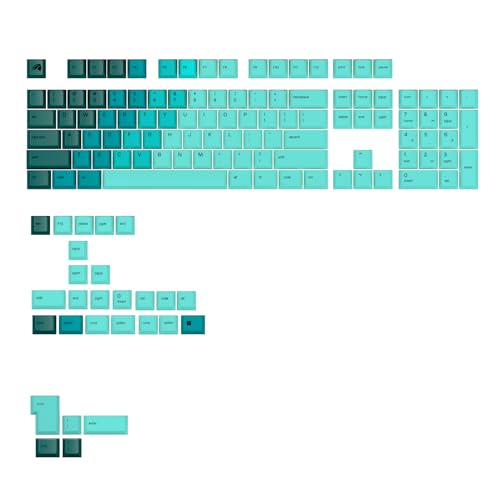 Produktbild: gpbt gradient keycaps für mechanische tastaturen von glorious gaming, qwerty