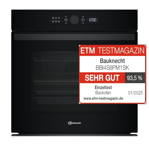 Bauknecht Einbau-Backofen BBI4S8PM1SK  73 l, A+, Pyrolyse, AirFry, Pizza-Funktion