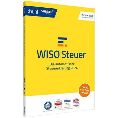 wiso steuer 2025 für steuerjahr 2024 für win und mac, 23,99 euro statt 30 euro