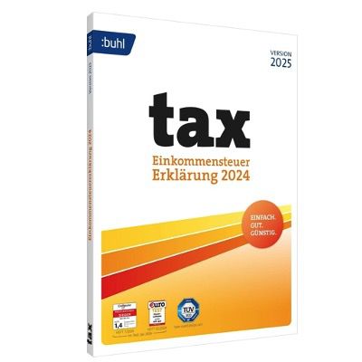 Produktbild: steuersoftware tax 2025 für einkommensteuer 2024 - box für 10,19 euro