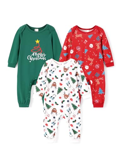 Produktbild: patpat baby spieler 3pcs set, strampler für neugeborene, schlafanzug ohne füße