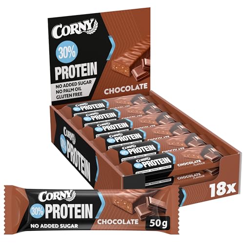 Corny Protein Riegel Schoko 30 Prozent Eiweiß Fitness 18 x 50 g Großpackung