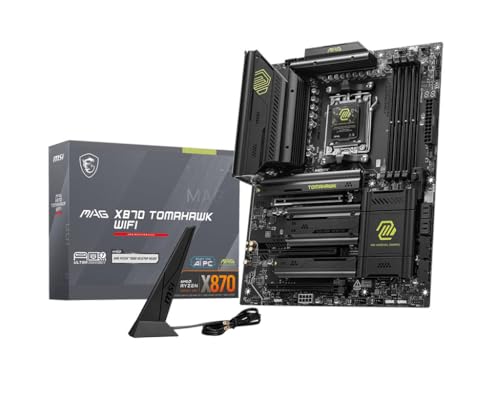 msi mag x870 tomahawk wifi mainboard am5, atx, ddr5, pci-e 4.0