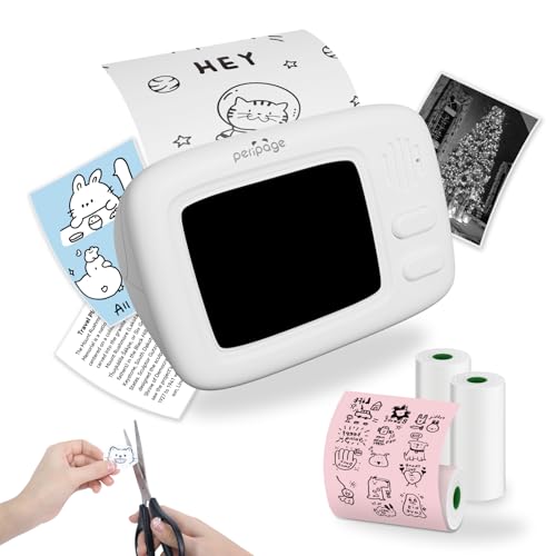 periPage mini drucker, tragbarer etikettendrucker für android und ios, geschenk für kinder