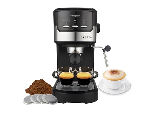 espresso-kaffeemaschine 2 in 1 von beper