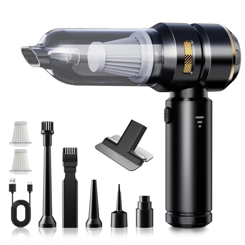 handheld vacuum cleaner 18000pa kabelloser akku staubsauger für auto und haushalt schwarz