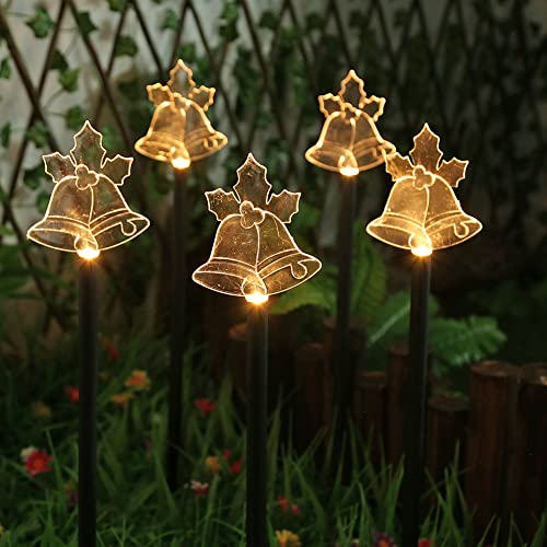 Umikk solar Weihnachtsbaumbeleuchtung außen, wetterfest, LED, 2 Modi, für Garten