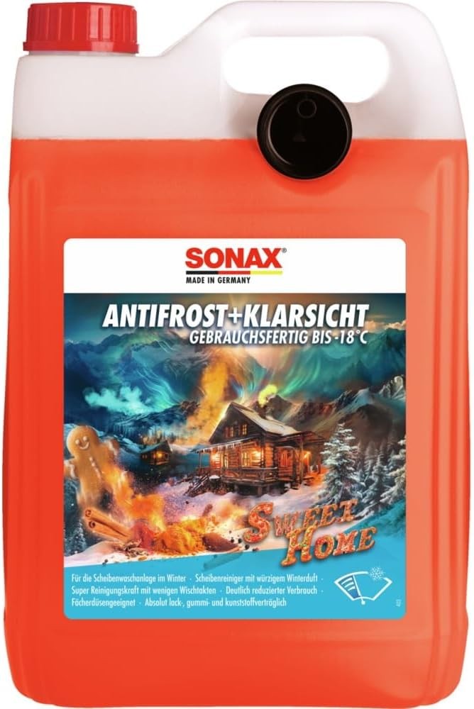 SONAX AntiFrost+KlarSicht Scheibenreiniger -18 C, 5 Liter, Art-Nr. 01365050