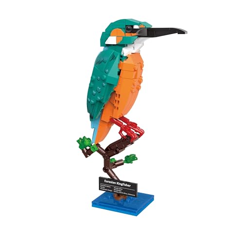 eisvogel klemmbaustein-set, bluebrixx pro 107678, 285 teile, naturgetreu