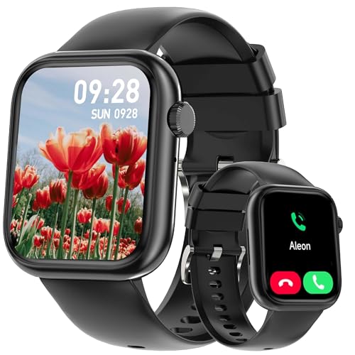 elejafe smartwatch mit telefonfunktion, ip68 fitness tracker, herzfrequenzmonitor, sportmodi