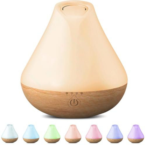 Aroma Diffuser PureMist 100ml für Duftöle, Ultraschall Luftbefeuchter mit LED-Licht