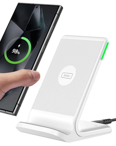 Produktbild: iniu wireless charger stand, 15w induktive ladestation für iphone samsung google pixel