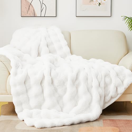 latepis kuscheldecke kunstfell 150x200 cm beige plüschdecke wohndecke sofa