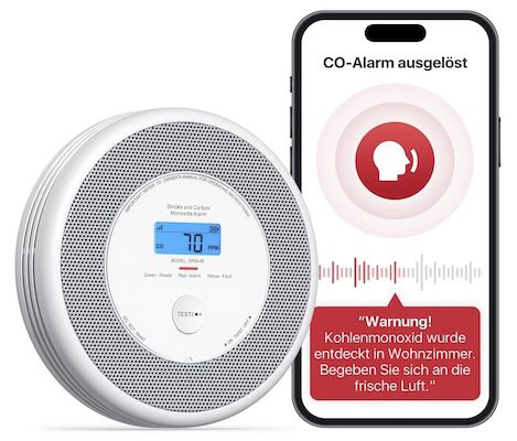Produktbild: rauch und co melder x-sense xp0a-ir für 34,69 euro statt 50 euro