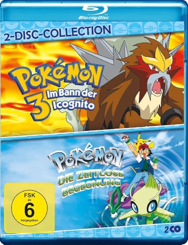 pokmon film 3 und 4 im bann der icognito, die zeitlose begegnung - double-feature 2x blu-ray