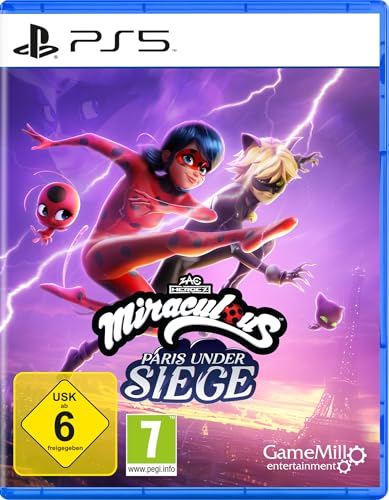 Produktbild: miraculous: paris under siege - action adventure spiel für ps5, couch-koop möglich