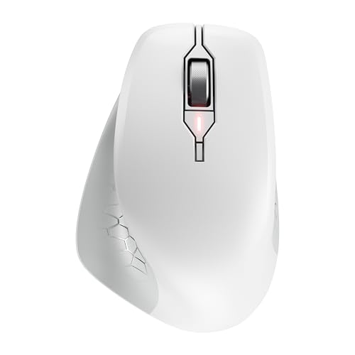 Produktbild: cherry stream mouse comfort, kabellose ergonomische maus für rechtshänder, weiß