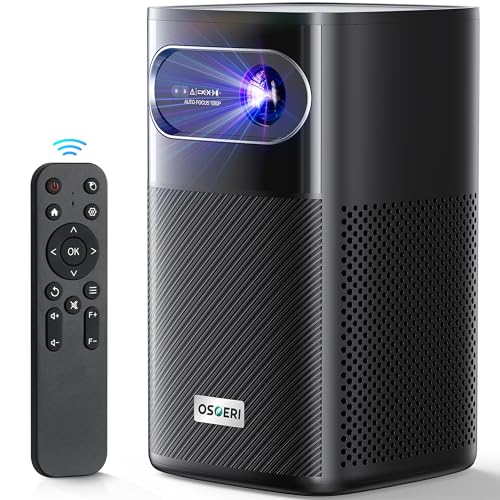osoi mini beamer 4k mini projektor 1080p bluetooth wlan autofokus dlp mit lautsprechern
