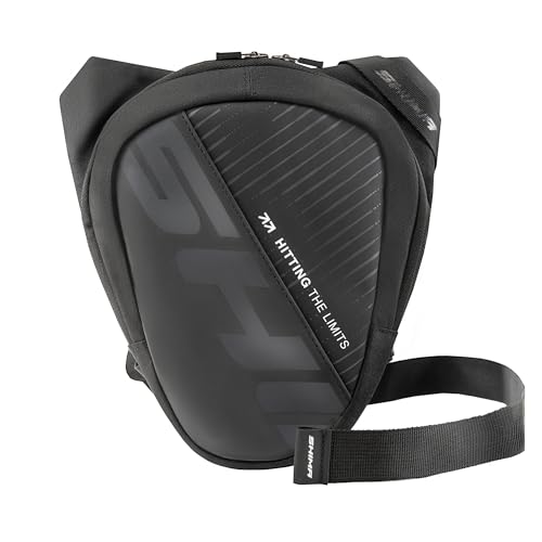 shima division hüfttasche bein tasche wasserdicht reflektierend motorrad zubehör schwarz 2 liter